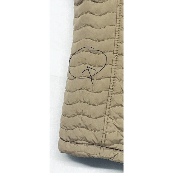 Free Country Woman's Reversable Quilted & Fleece Vest Brown Size Medium - Picture 5 of 5